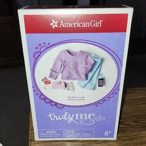 American Girl Truly Me Accessories sweater leggings, money phone & case +++ 18"